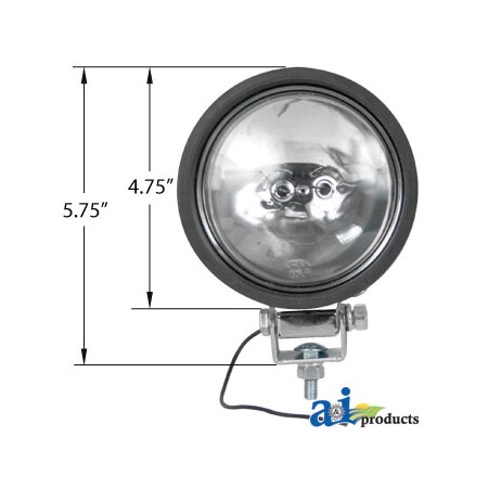 A & I Products Headlamp, Sealed Beam (12 Volt) 6" x6" x3" A-28A12